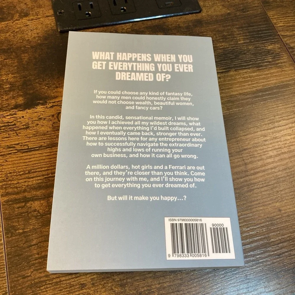 One Million Dollars, Hot Girls and a Ferrari Yousef Benhamida Autobiography Book